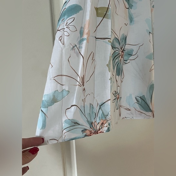 New! Parker Brand from Nordstrom, Floral Ruffle Sleeve Top Women’s Size medium - Picture 4 of 15